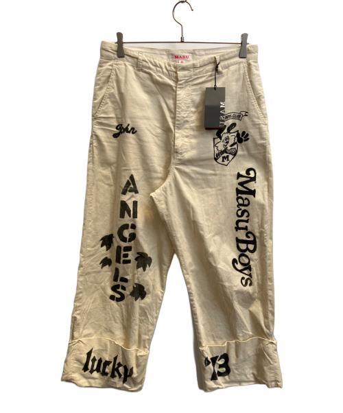 masu（エムエーエスユー）masu (エムエーエスユー) M.B.C. MEMORIAL PANTS アイボリー サイズ:48の古着・服飾アイテム