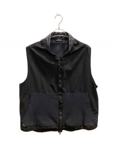 stone ストーンアイランド 25SS ブラックナイロンベスト 中古・古着通販】STONE ISLAND (ストーンアイランド) ナイロンベスト