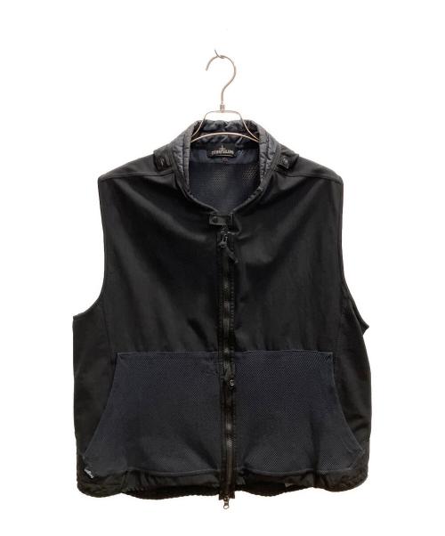 STONE ISLAND（ストーンアイランド）STONE ISLAND (ストーンアイランド) ナイロンベスト ブラック サイズ:3XLの古着・服飾アイテム