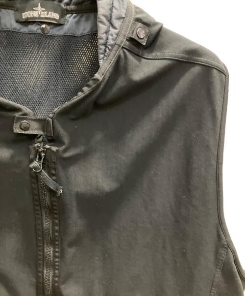 STONE ISLAND（ストーンアイランド）STONE ISLAND (ストーンアイランド) ナイロンベスト ブラック サイズ:3XLの古着・服飾アイテム