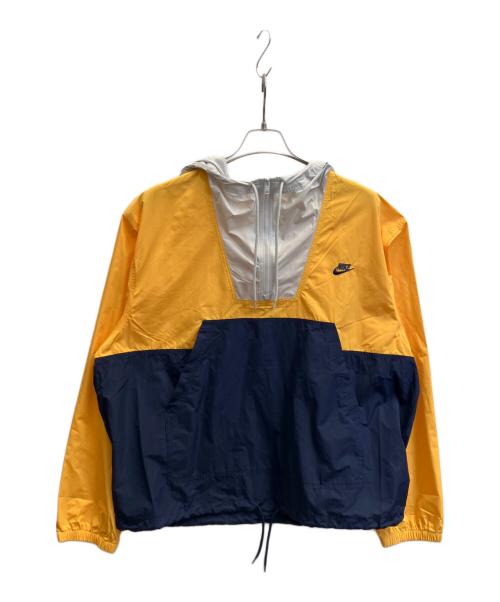 NIKE（ナイキ）NIKE (ナイキ) ナイロンジャケット ネイビー×イエロー サイズ:2XL 未使用品の古着・服飾アイテム