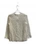 UNITED ARROWS (ユナイテッドアローズ) シアーラメジャガードブラウス ホワイト サイズ:フリー：7000円