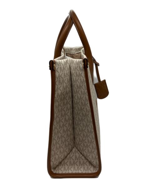 MICHAEL KORS（マイケル・コース）MICHAEL KORS (マイケル・コース) mirella md ew toteトートバッグ アイボリーの古着・服飾アイテム