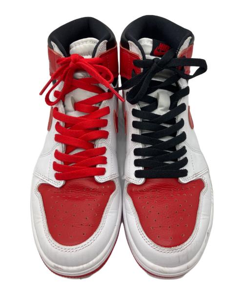 NIKE（ナイキ）NIKE (ナイキ) Jordan 1 High Heritageハイカットスニーカー ホワイト×レッド サイズ:SIZE 27cmの古着・服飾アイテム