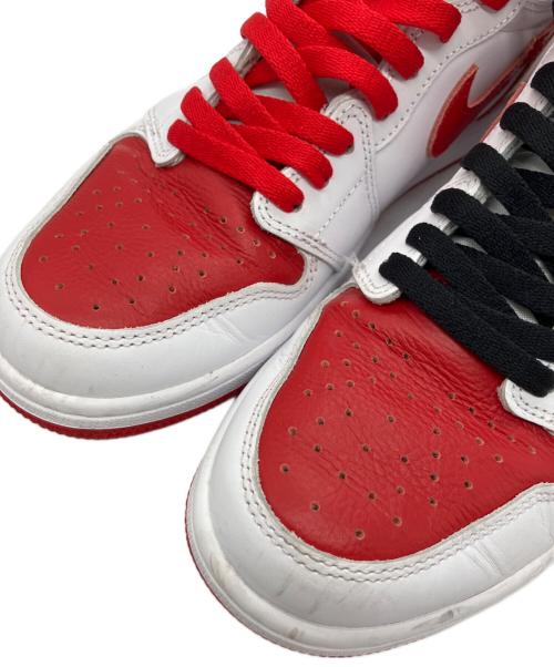 NIKE（ナイキ）NIKE (ナイキ) Jordan 1 High Heritageハイカットスニーカー ホワイト×レッド サイズ:SIZE 27cmの古着・服飾アイテム