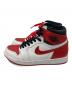 NIKE (ナイキ) Jordan 1 High Heritageハイカットスニーカー ホワイト×レッド サイズ:SIZE 27cm：8000円
