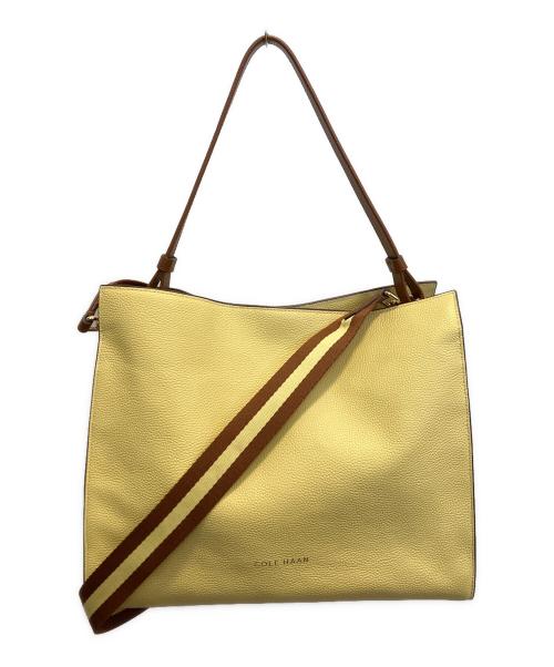 COLE HAAN（コールハーン）COLE HAAN (コールハーン) キャリーオール ショルダーバッグ クリームの古着・服飾アイテム