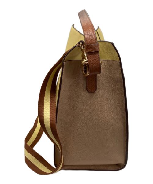 COLE HAAN（コールハーン）COLE HAAN (コールハーン) キャリーオール ショルダーバッグ クリームの古着・服飾アイテム