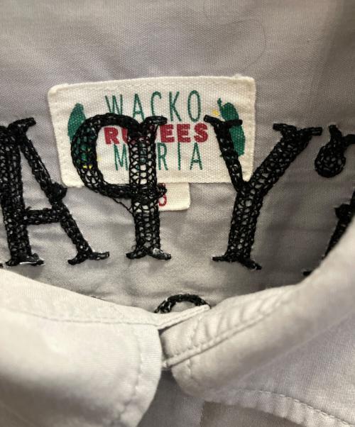 WACKO MARIA（ワコマリア）WACKO MARIA (ワコマリア) 半袖シャツ　スカル刺繍 グレー サイズ:Ｓの古着・服飾アイテム