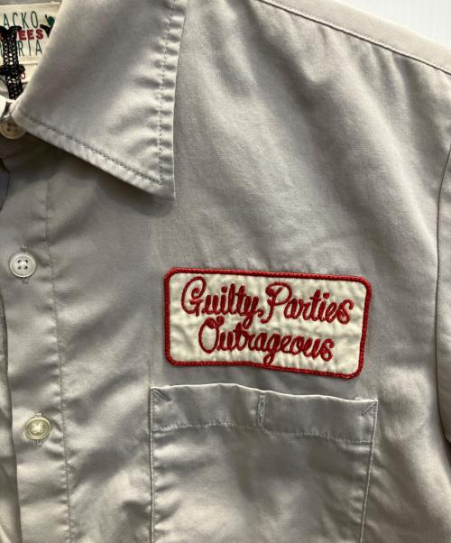 WACKO MARIA（ワコマリア）WACKO MARIA (ワコマリア) 半袖シャツ　スカル刺繍 グレー サイズ:Ｓの古着・服飾アイテム