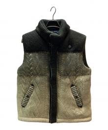 DIESEL（ディーゼル）の古着「ダウンベスト」｜グリーン