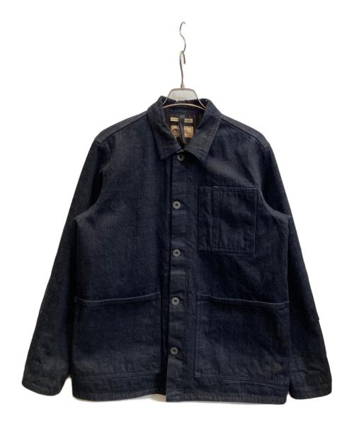 NIGEL CABOURN LYBRO（ナイジェルケーボン ライブロ）NIGEL CABOURN LYBRO (ナイジェルケーボン ライブロ) JK01 CHORE COAT DENIM インディゴ サイズ:48の古着・服飾アイテム