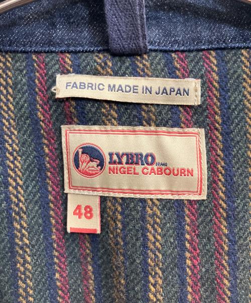NIGEL CABOURN LYBRO（ナイジェルケーボン ライブロ）NIGEL CABOURN LYBRO (ナイジェルケーボン ライブロ) JK01 CHORE COAT DENIM インディゴ サイズ:48の古着・服飾アイテム