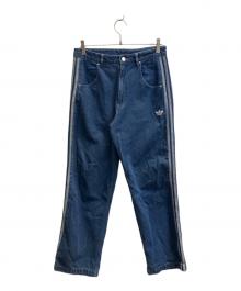 adidas（アディダス）の古着「デニム ファイヤーバードパンツ」｜ブルー