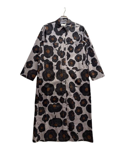 marimekko（マリメッコ）marimekko (マリメッコ) Molla Tumma/Dress パープル×ブラック サイズ:38の古着・服飾アイテム