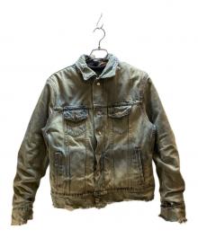 AMIRI（アミリ）の古着「REVERSIBLE TRUCKER BOMBER」｜ブルー