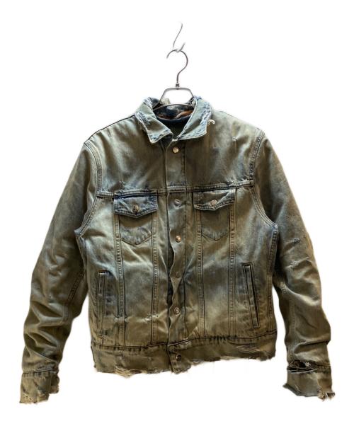 AMIRI（アミリ）AMIRI (アミリ) REVERSIBLE TRUCKER BOMBER ブルー サイズ:36の古着・服飾アイテム
