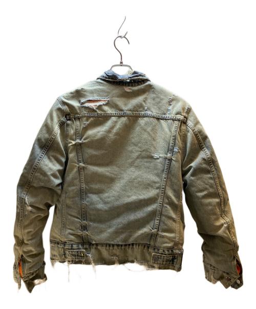 AMIRI（アミリ）AMIRI (アミリ) REVERSIBLE TRUCKER BOMBER ブルー サイズ:36の古着・服飾アイテム