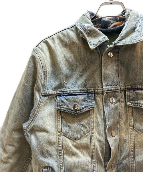 AMIRI（アミリ）AMIRI (アミリ) REVERSIBLE TRUCKER BOMBER ブルー サイズ:36の古着・服飾アイテム