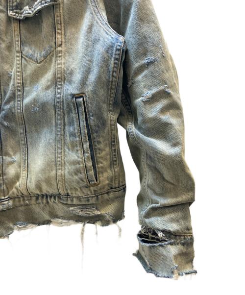AMIRI（アミリ）AMIRI (アミリ) REVERSIBLE TRUCKER BOMBER ブルー サイズ:36の古着・服飾アイテム