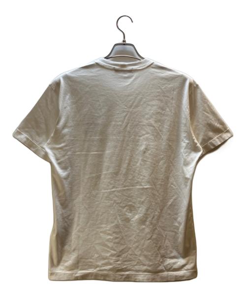 STONE ISLAND（ストーンアイランド）STONE ISLAND (ストーンアイランド) スリムフィット ショートスリーブ Tシャツ Compassパッチ ホワイト サイズ:表記無の古着・服飾アイテム