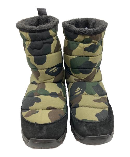 A BATHING APE（アベイシングエイプ）A BATHING APE (アベイシングエイプ) ボアブーツ ブラック サイズ:SIZE 27cmの古着・服飾アイテム