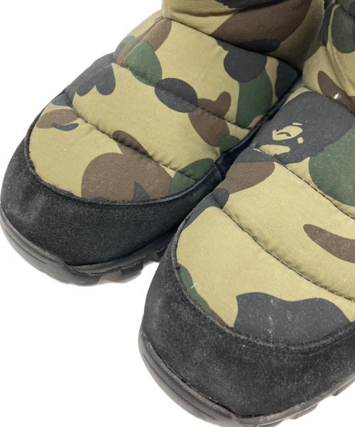 A BATHING APE（アベイシングエイプ）A BATHING APE (アベイシングエイプ) ボアブーツ ブラック サイズ:SIZE 27cmの古着・服飾アイテム