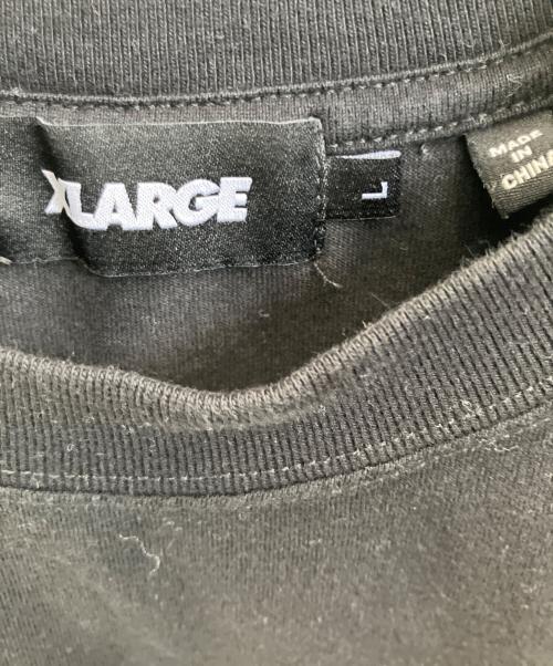 X-LARGE（エクストララージ）X-LARGE (エクストララージ) 半袖カットソー ブラック サイズ:Ｌの古着・服飾アイテム