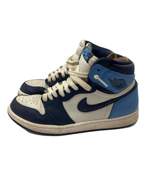 NIKE（ナイキ）NIKE (ナイキ) Air Jordan 1 Retro High OG ブルー×ホワイト サイズ:27の古着・服飾アイテム
