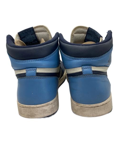 NIKE（ナイキ）NIKE (ナイキ) Air Jordan 1 Retro High OG ブルー×ホワイト サイズ:27の古着・服飾アイテム