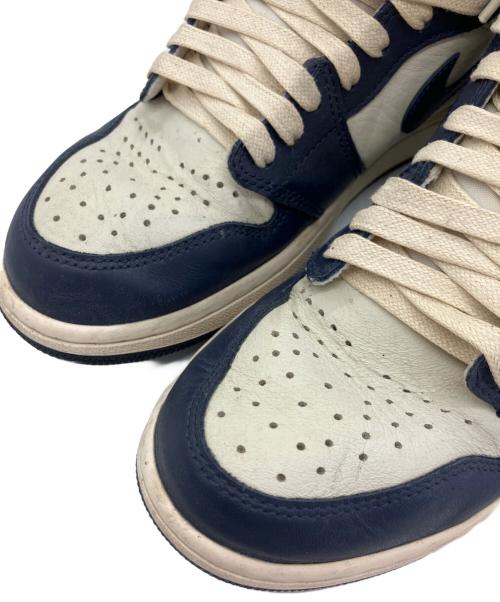 NIKE（ナイキ）NIKE (ナイキ) Air Jordan 1 Retro High OG ブルー×ホワイト サイズ:27の古着・服飾アイテム