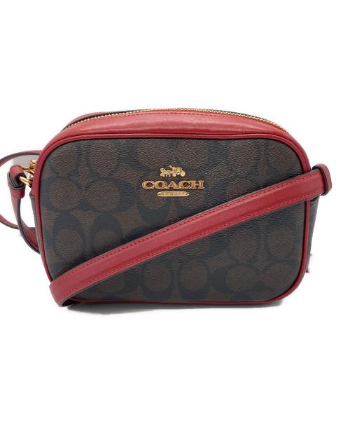 COACH（コーチ）COACH (コーチ) シグネチャーショルダーバッグ ブラウンの古着・服飾アイテム