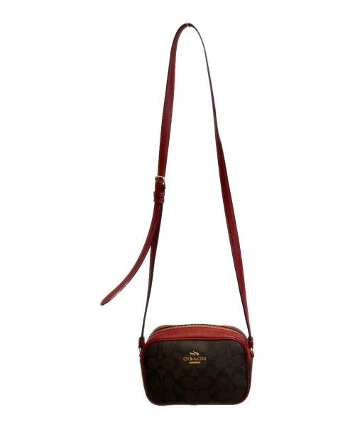COACH（コーチ）COACH (コーチ) シグネチャーショルダーバッグ ブラウンの古着・服飾アイテム