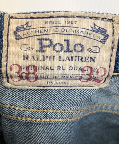 POLO RALPH LAUREN（ポロ・ラルフローレン）POLO RALPH LAUREN (ポロ・ラルフローレン) デニムパンツ インディゴ サイズ:W38×L32の古着・服飾アイテム