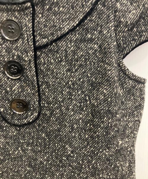 BURBERRY BLUE LABEL（バーバリー ブルー レーベル）BURBERRY BLUE LABEL (バーバリー ブルー レーベル) ノースリーブワンピース グレー サイズ:38の古着・服飾アイテム