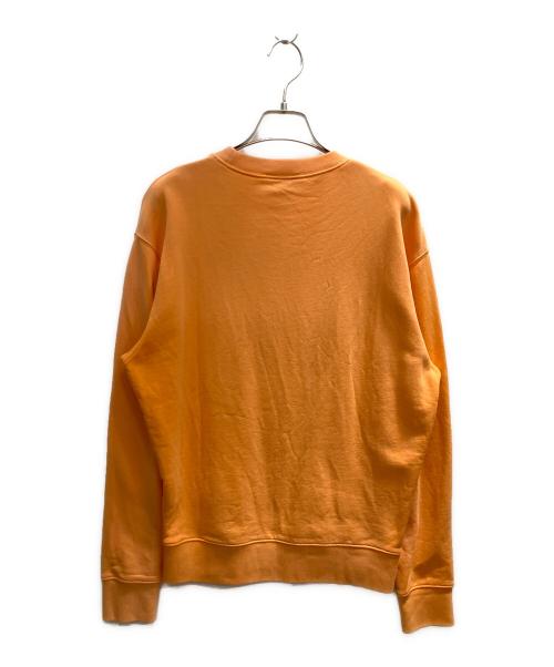 maison kitsune（メゾンキツネ）maison kitsune (メゾンキツネ) スウェット オレンジ サイズ:XSの古着・服飾アイテム