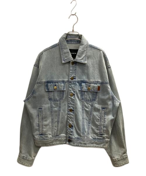 COACH（コーチ）COACH (コーチ) ノベルティデニムジャケット ブルー サイズ:Ｓの古着・服飾アイテム