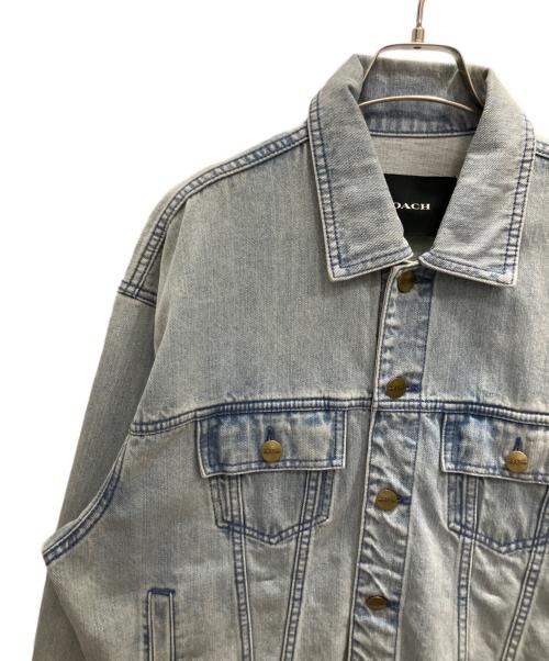 COACH（コーチ）COACH (コーチ) ノベルティデニムジャケット ブルー サイズ:Ｓの古着・服飾アイテム