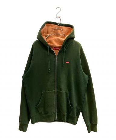 Supreme シュプリーム パーカー M カーキ 【古着】【中古】 中古・古着通販】SUPREME (シュプリーム) ジップパーカー グリーン