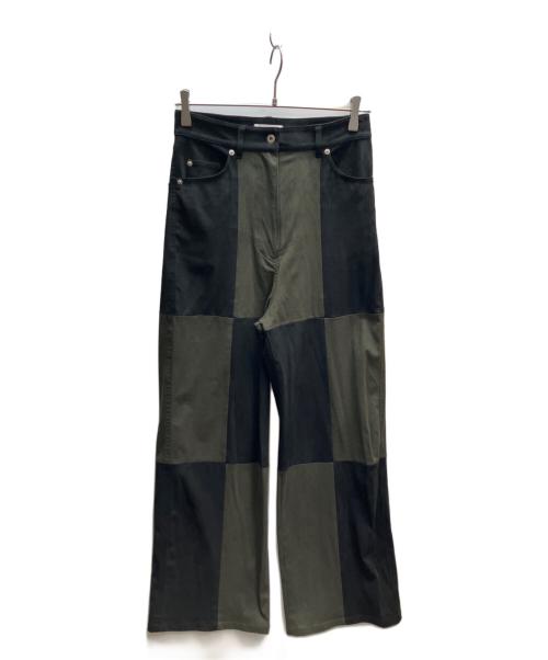 Knuth Marf（クヌースマーフ）Knuth Marf (クヌースマーフ) パンツ ブラック×グリーン サイズ:Ｓの古着・服飾アイテム