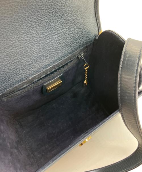 GUCCI（グッチ）GUCCI (グッチ) OLD GUCCIショルダーバッグ ブルーの古着・服飾アイテム