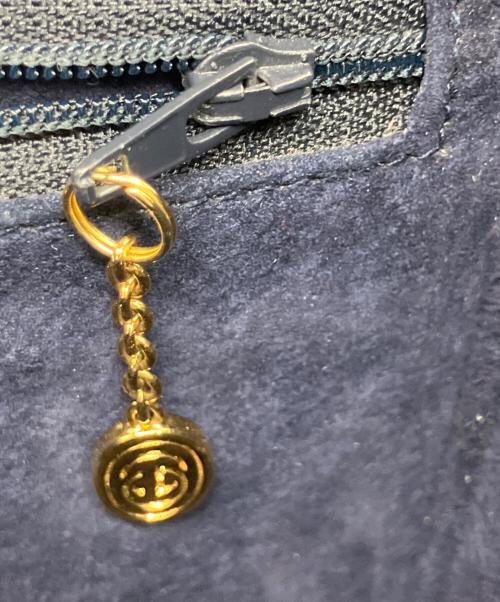 GUCCI（グッチ）GUCCI (グッチ) OLD GUCCIショルダーバッグ ブルーの古着・服飾アイテム