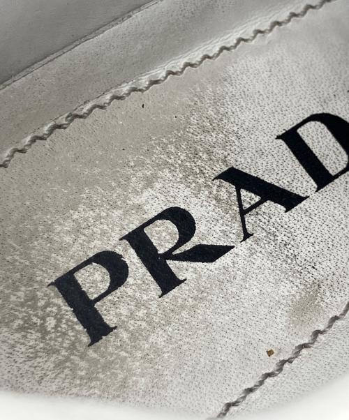 PRADA（プラダ）PRADA (プラダ) ローカットスニーカー ホワイト サイズ:36.5の古着・服飾アイテム