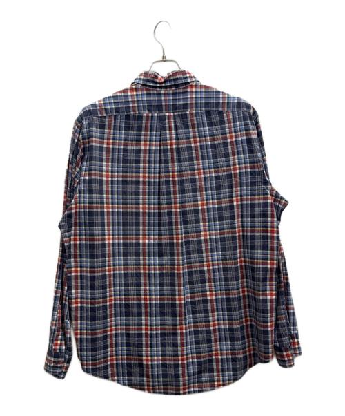RALPH LAUREN（ラルフローレン）RALPH LAUREN (ラルフローレン) 長袖チェックシャツ ブルー サイズ:XLの古着・服飾アイテム