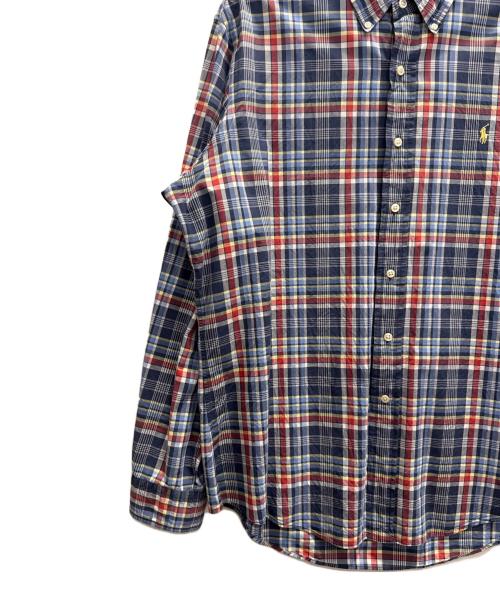 RALPH LAUREN（ラルフローレン）RALPH LAUREN (ラルフローレン) 長袖チェックシャツ ブルー サイズ:XLの古着・服飾アイテム