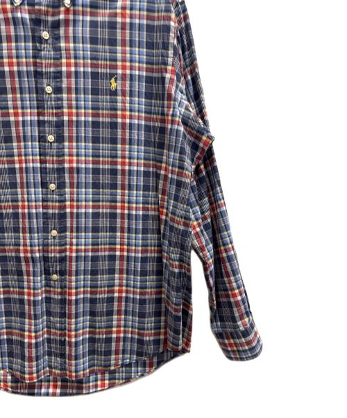 RALPH LAUREN（ラルフローレン）RALPH LAUREN (ラルフローレン) 長袖チェックシャツ ブルー サイズ:XLの古着・服飾アイテム