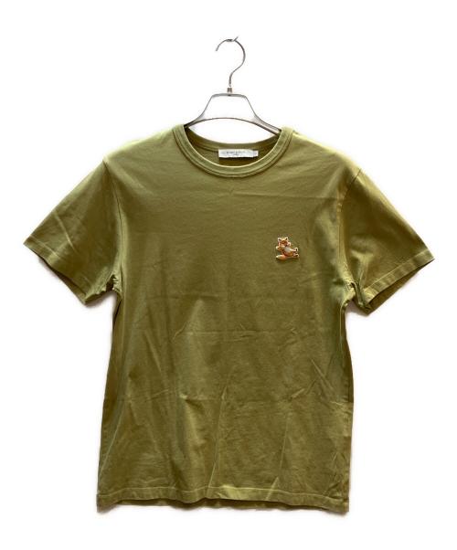 maison kitsune（メゾンキツネ）maison kitsune (メゾンキツネ) 半袖カットソー グリーン サイズ:Ｓの古着・服飾アイテム