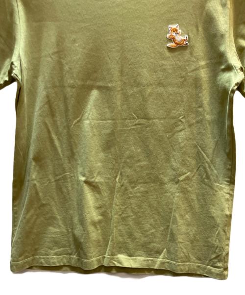 maison kitsune（メゾンキツネ）maison kitsune (メゾンキツネ) 半袖カットソー グリーン サイズ:Ｓの古着・服飾アイテム