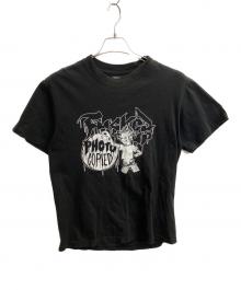 UNDERCOVER×BOUNTY HUNTER×VANDALIZE（アンダーカバー×バウンティハンター×ヴァンダライズ）の古着「半袖カットソー　Fucked Up Photocopied」｜ブラック
