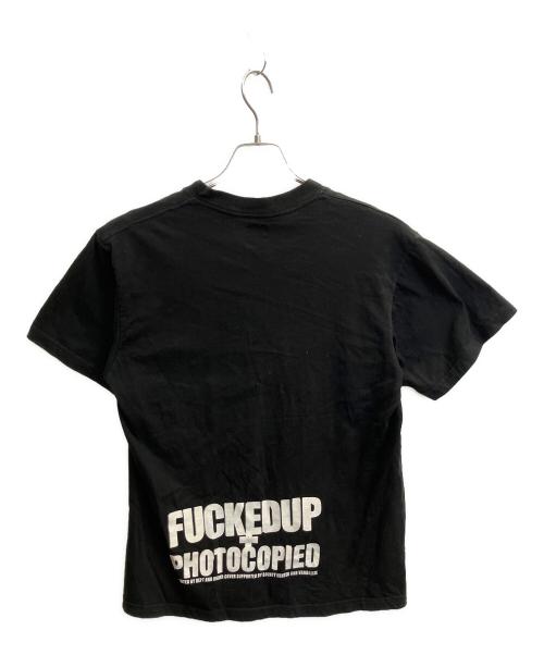 UNDERCOVER（アンダーカバー）UNDERCOVER (アンダーカバー) BOUNTY HUNTER (バウンティハンター) VANDALIZE (ヴァンダライズ) 半袖カットソー　Fucked Up Photocopied ブラック サイズ:Мの古着・服飾アイテム